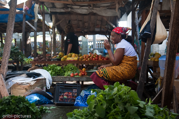 *Marktfrauen* <br><br> Im Mercado Central in Imhambane stockten wir mehrfach unsere Vorräte auf. Insbesondere Hummer, Riesengarnelen und Shrimps brachten unsere Augen zum Leuchten. <br><br>