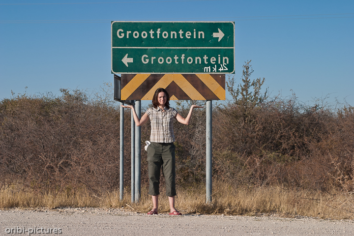 *Grootfontein*<br><br>Aber wo lang?<br><br>