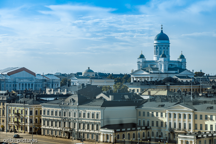 *Blick vom Riesenrad*<br><br>über die schöne Stadt Helsinki<br><br>