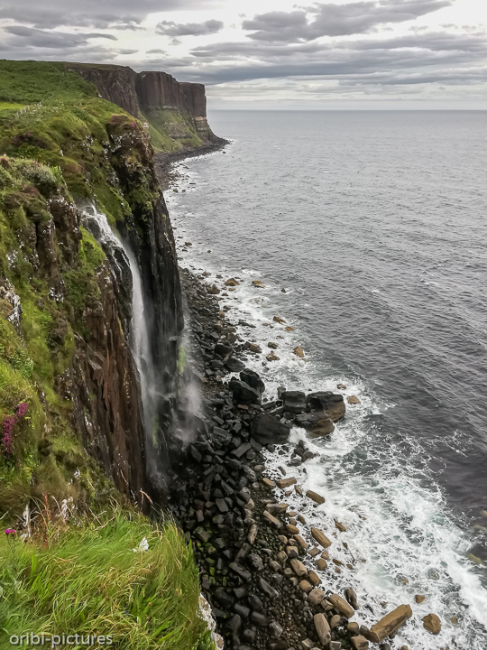 *Kilt Rock & Mealt Falls im Sturm*<br><br><br><br>