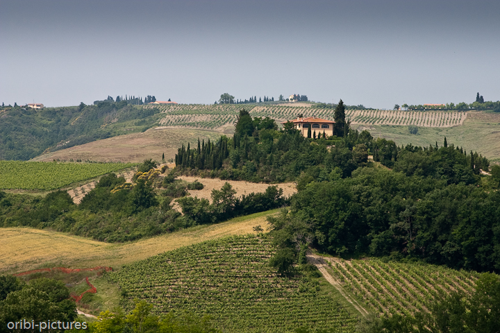*Die Toskana (früher auch: Tuskien oder Tuscien; italienisch Toscana) ...* <br><br> ... ist eine Region in Italien. Sie grenzt im Norden an Ligurien und die Emilia-Romagna, im Osten an die Region Marken und an Umbrien und im Süden an Latium. Die Bezeichnung leitet sich vom in der Antike hier ansässigen Volk der Etrusker her. <br><br>