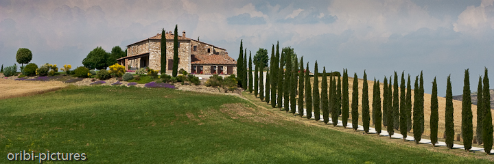 *Traumvilla südlich von Siena, Toskana II* <br><br> Da einem meist ein solches Anwesen verwehrt bleibt, kann man sich oft in solchen Häusern einmieten oder gut speisen. <br><br>