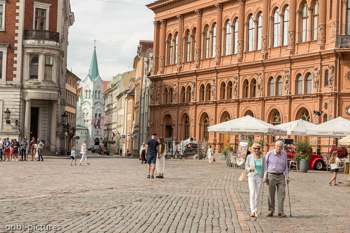 *Stadtzentrum der Hauptstadt von Lettland, Riga*<br><br><br><br>