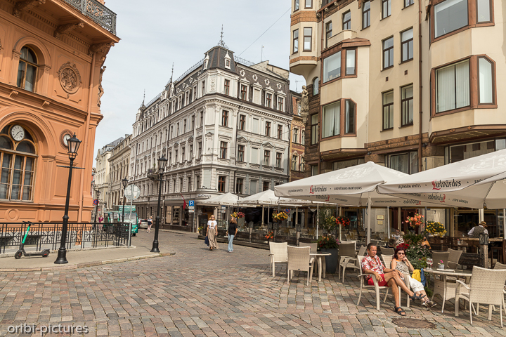 *Stadtzentrum der Hauptstadt von Lettland, Riga*<br><br><br><br>