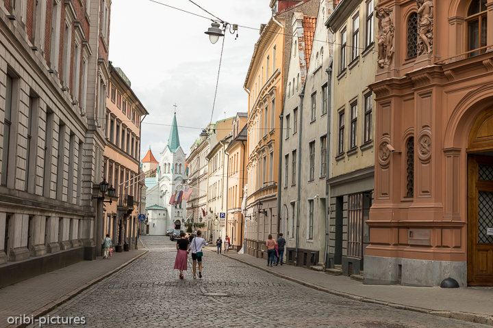 *Stadtzentrum der Hauptstadt von Lettland, Riga*<br><br><br><br>