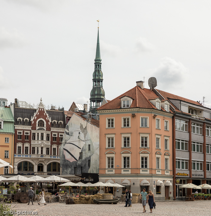 *Stadtzentrum der Hauptstadt von Lettland, Riga*<br><br><br><br>