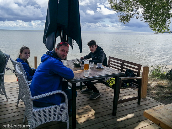 *Snack bei einer Fahrradtour*<br><br>über die Halbinsel<br><br>