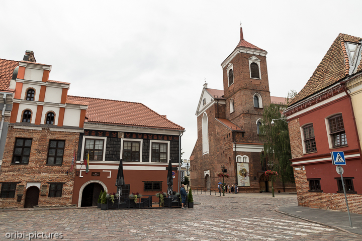 *Kaunas ist berühmt für seine Backsteinbauten*<br><br><br><br>