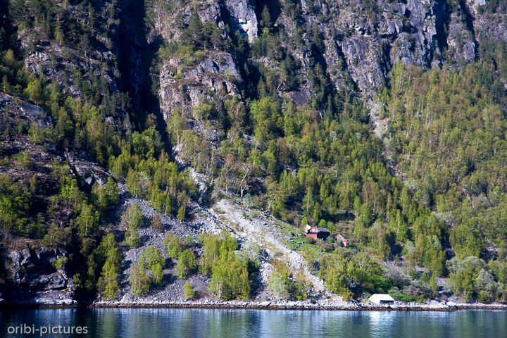 *Steilküste*<br><br>Nach harten Wintern muss man oft mit Geröll-Lawinen rechnen.<br><br>