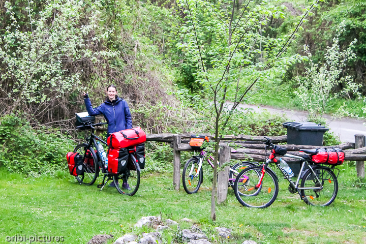 *Donauradweg von Wien nach Budapest, hier bis zur Grenze zur Slowakei, 2017*<br><br><br><br>