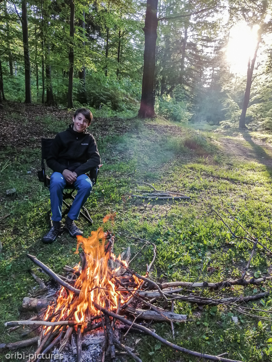 *Wildcamping auf einer Lichtung, Südpolen*<br><br><br><br>