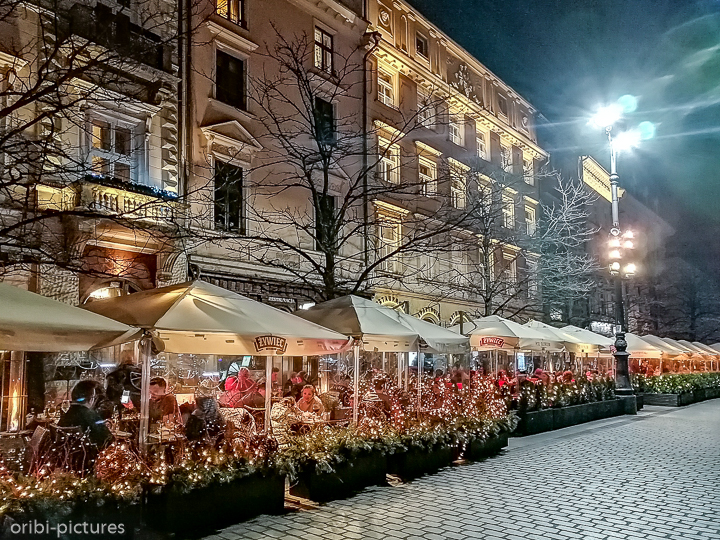 *Krakau bei Nacht*<br><br><br><br>