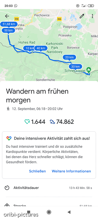 *Nächstes Ziel: 100.000 Schritte*<br><br><br><br>