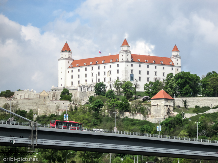 *Burg Bratislava*<br><br>Pressburg in der Hauptstadt der Slowakei<br><br>