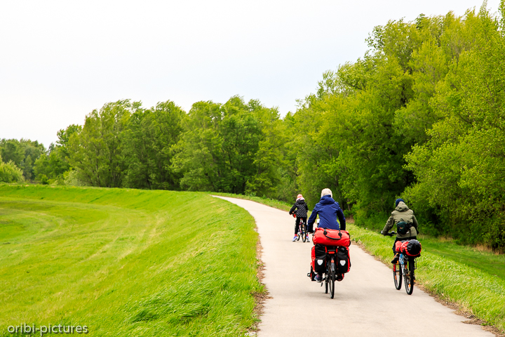 *Auf dem Damm der Donau*<br><br>500 km in 5 Tagen<br><br>