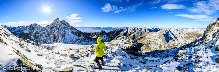 *360° Rundumsicht*<br><br>vom Rysy (2.503m)<br><br>