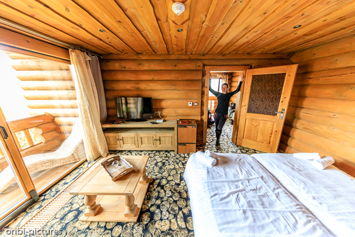 *Schlafzimmer*<br><br>in der Cedar Lodge<br><br>