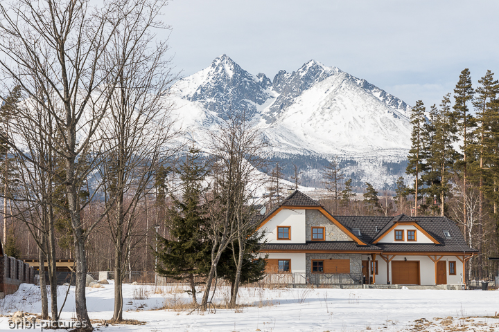 *Berge bei Tatranska Lomnica*<br><br>Blick von unserem Ferienhaus<br><br>